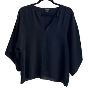 Club Monaco black dolman sleeves blouse